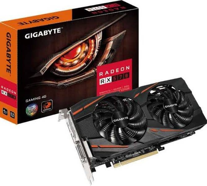 Amd Gigabyte Rx 570 4Gb 256Bit 1