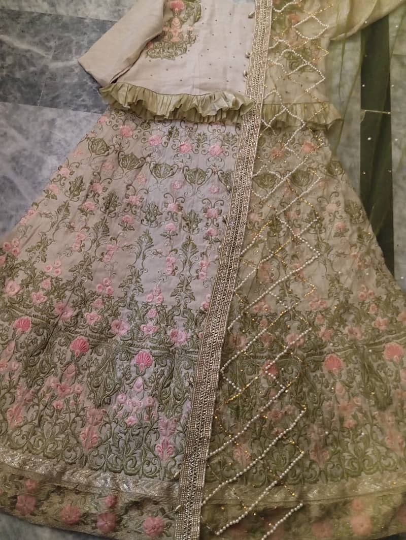 Thread and motifs lehnga choli 2