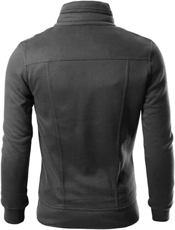 Mexican style jacket for man's charcoal 1