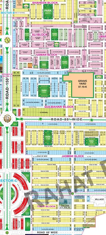 10 Marla Residential Plot is Available For Sale in Jasmine Block Bahria Town Lahore 0