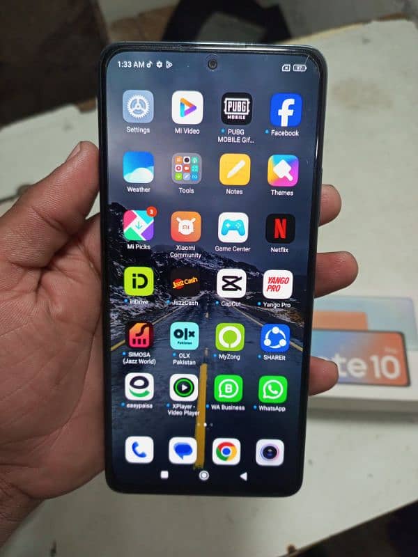 Redmi note 10 pro 8/128 box charjar sat 1