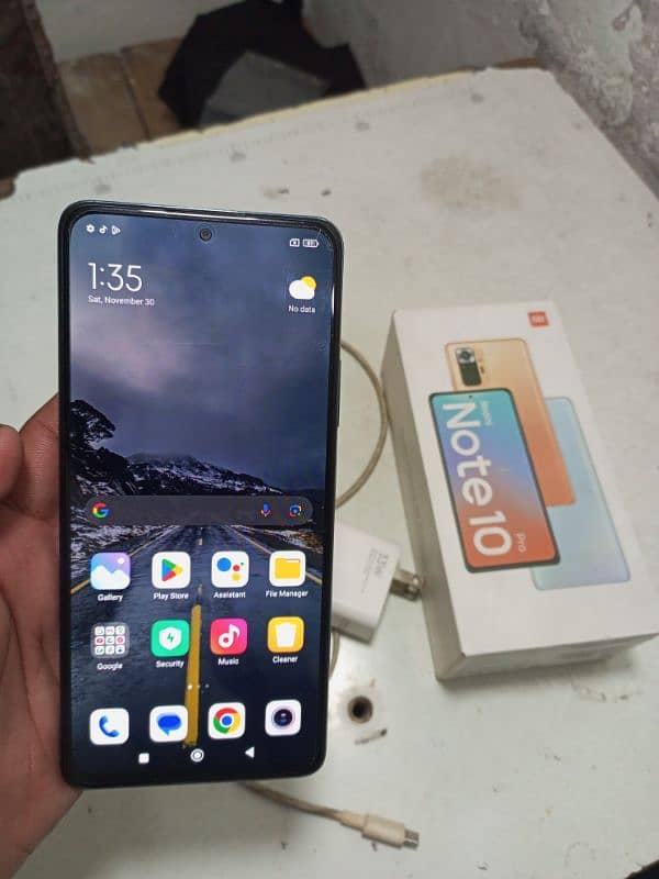 Redmi note 10 pro 8/128 box charjar sat 6