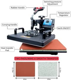 Heat Press Machine T Shirt Mug Cap Printing