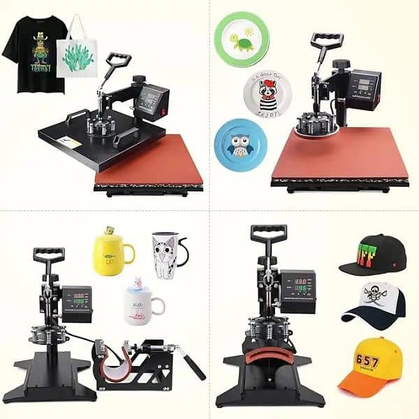 Heat Press Machine T Shirt Mug Cap Printing 3