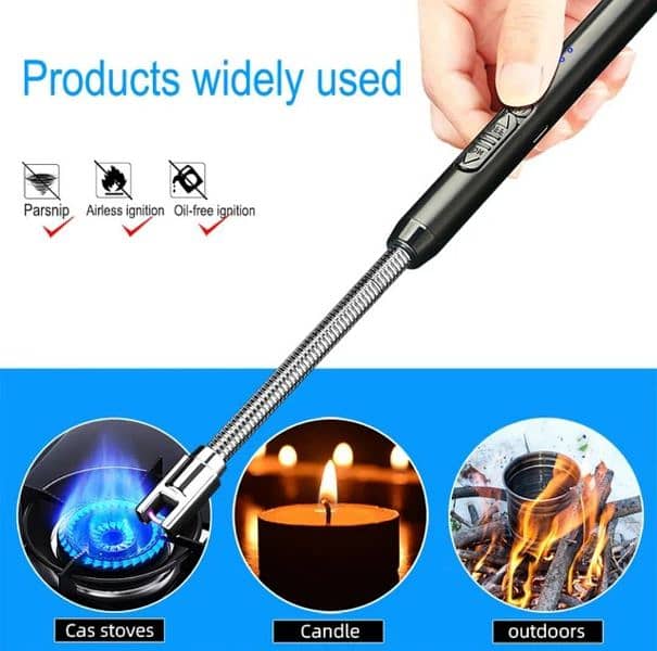 USB ARC Rechargeable Keychain Lighter 0