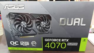 ASUS Dual GeForce RTX™ 4070 SUPER EVO OC Edition 12GB GDDR6X Video Gra