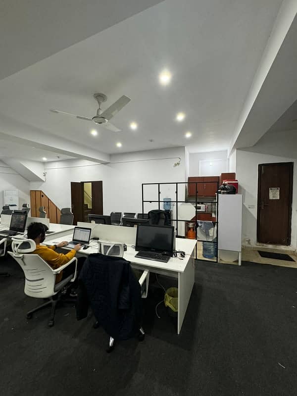 1300 SQF Commercial First Floor Hall For Rent In Johar Town Lahore 0