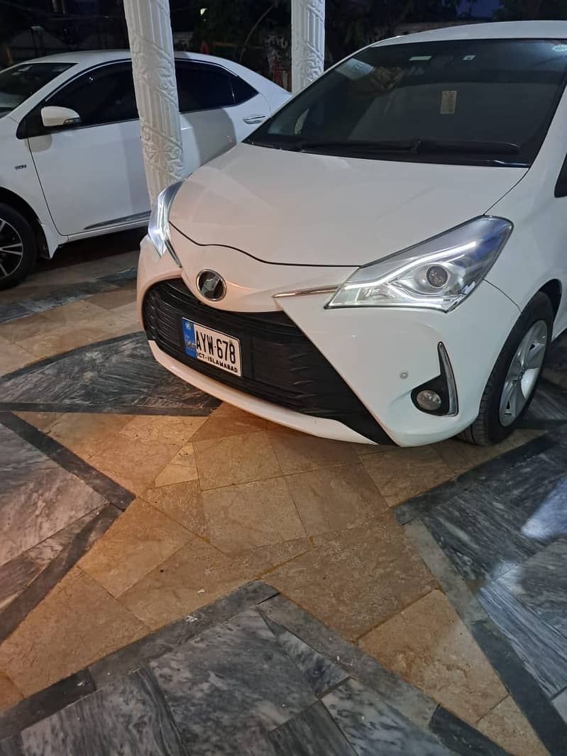 Toyota Vitz 2018 LED Lights Excellent Condition 2