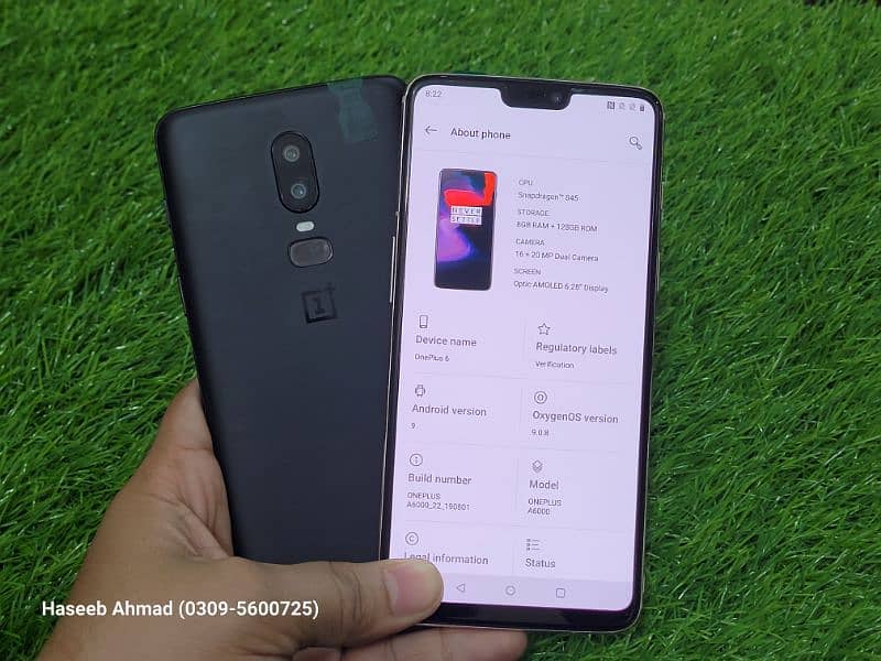 OnePlus 6 PTA Approved Dual Sim Global 1