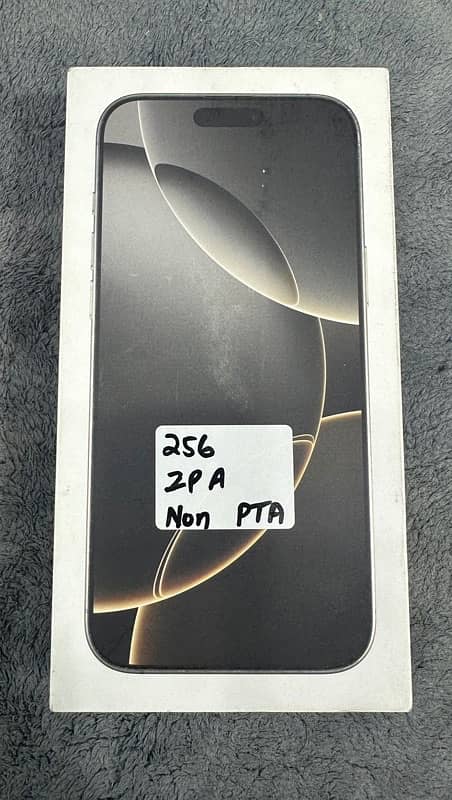 IPHONE 16 PRO MAX 256 GB NATURAL NON PTA 0