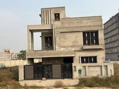 10 Marla grey stature house double story 5 bed rooms iqbal block Sector E Bahria town Lahore