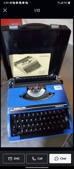 seiko portable typewriter in new condition