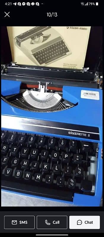 seiko portable typewriter in new condition 2