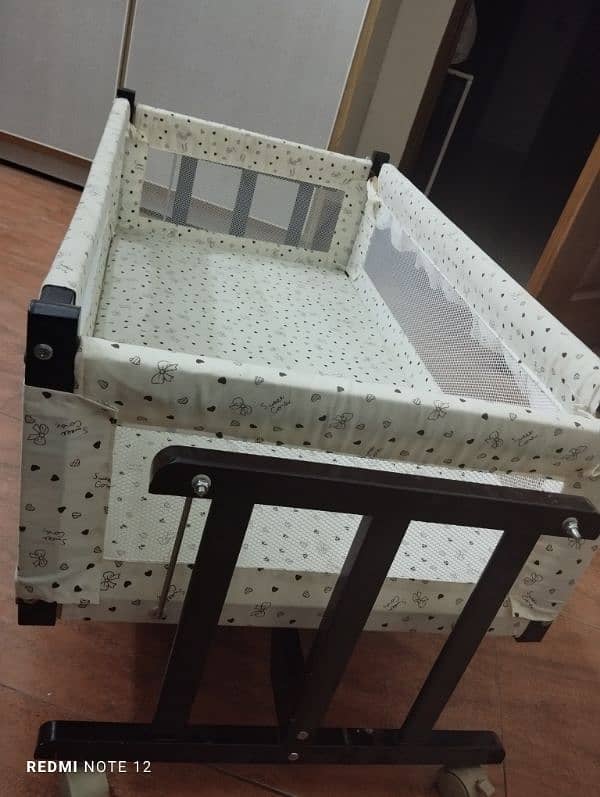 baby cot/ baby swing imported . . . just like new 1