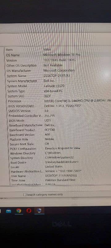 Dell Latitude 5570 Core i5 6th  Generation quad core 5