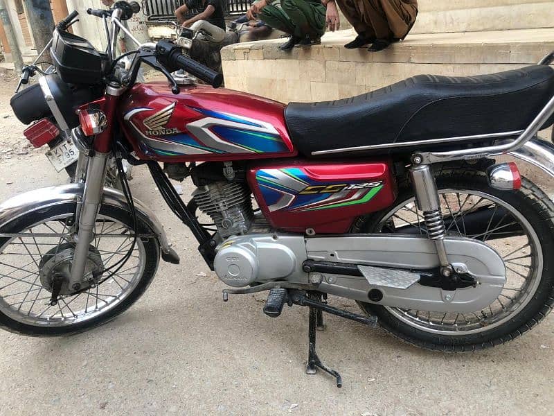 honda cg125 2022 karachi num 2