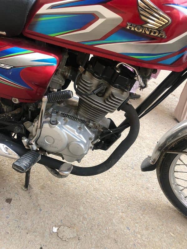 honda cg125 2022 karachi num 4