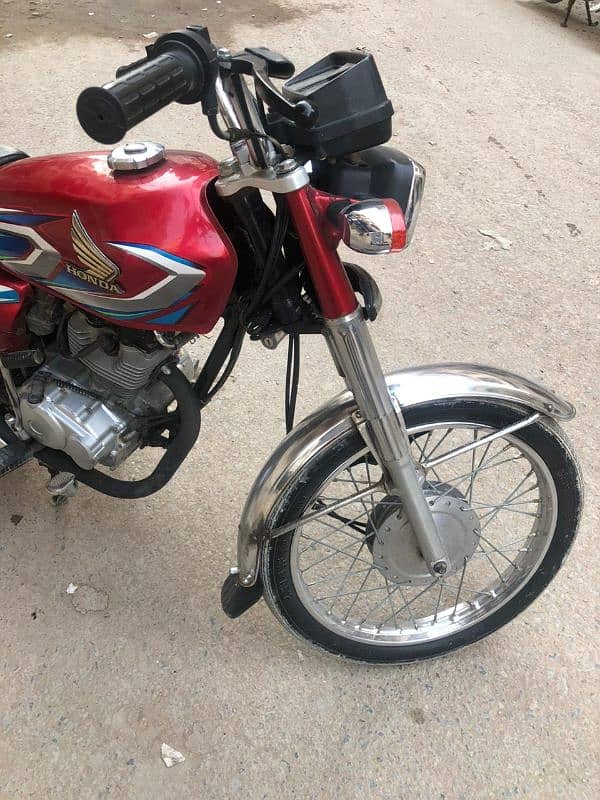 honda cg125 2022 karachi num 7