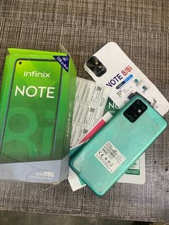 infinix note 8i 6/128GB 5200mh battery with box