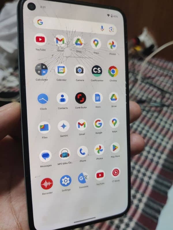 Google Pixel 5 8/128 GB Sim LCD Glass Break Sim time available 2