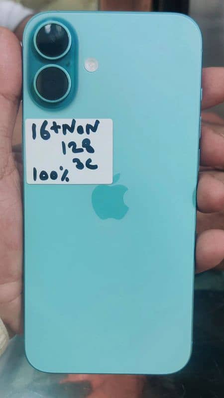 iPhone 16 plus 128gb NON PTA iphone 15pro max Non PTA 256gb 0