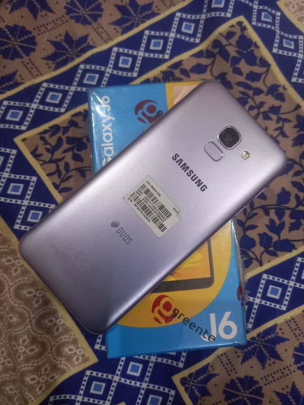 SAMSUNG J6 Mobile 3/32 Gb with Box Dual sim 10/9 neat clean03099547046 0