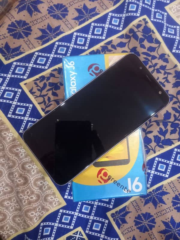 SAMSUNG J6 Mobile 3/32 Gb with Box Dual sim 10/9 neat clean03099547046 2