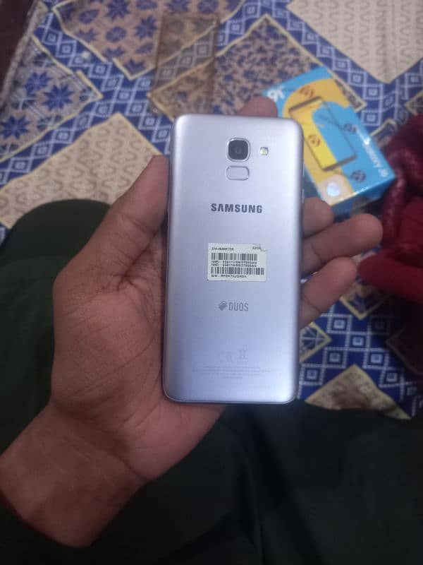 SAMSUNG J6 Mobile 3/32 Gb with Box Dual sim 10/9 neat clean03099547046 5