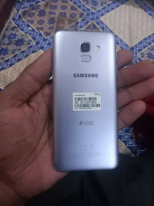 SAMSUNG J6 Mobile 3/32 Gb with Box Dual sim 10/9 neat clean03099547046 6