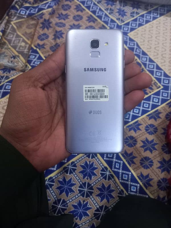 SAMSUNG J6 Mobile 3/32 Gb with Box Dual sim 10/9 neat clean03099547046 12