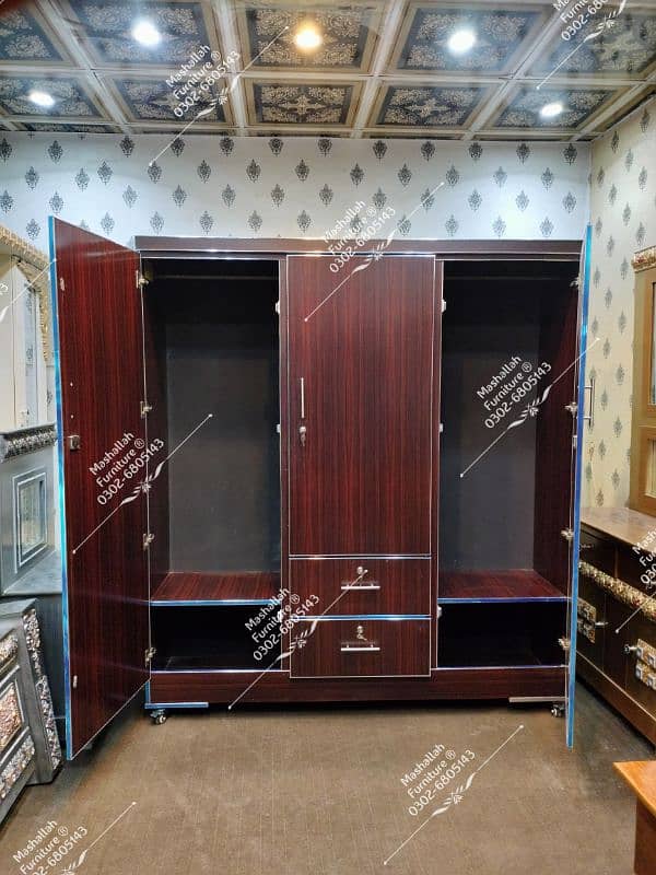 Turkish Style 3 Door Cupboard | Wardrobe | Safe Almari 2