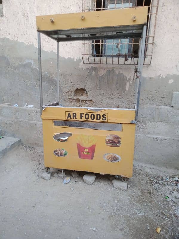 French Fries And Burger Counter Steel 1