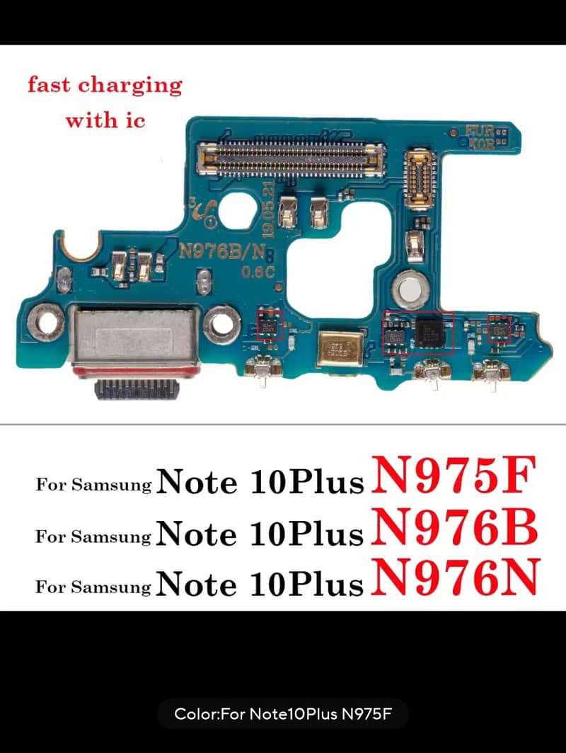 Samsung note 10 plus Charging Flex 0