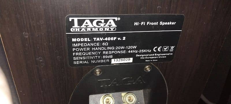 TAGA HARMONY TAV-406 V. 2 LIKE JBL BOSE KLIPSCH DENON MARANTZ ONKYO KEF 4