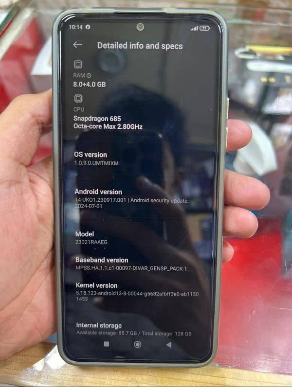 redmi note 12 8+4 128 1