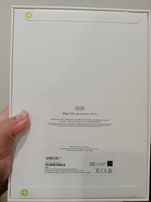 iPad 10 gen new box pack 64 gb blue color 2