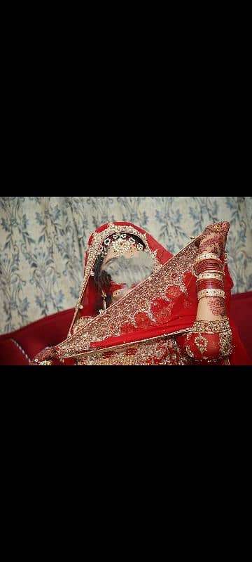 Bridal lehnga Red Colour 3