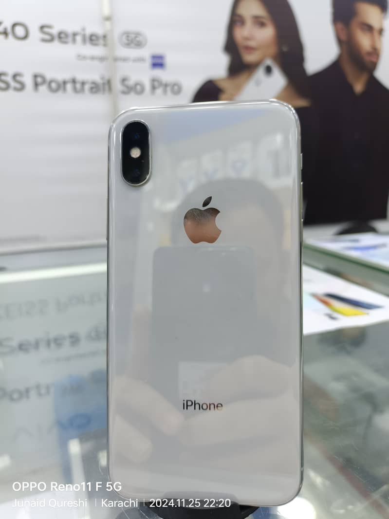 iPhone x 256gb available pta approved all ok 0