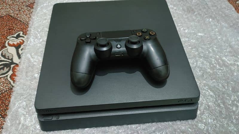 ps4 slim jailbreak 500gb with orignal controller 1