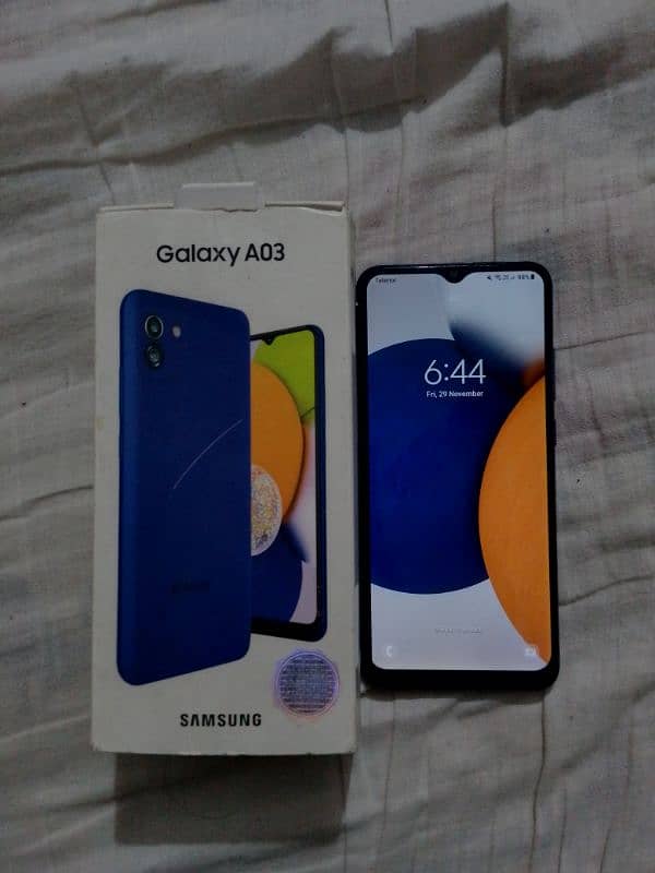 Samsung A03 4gb 64gb With Box Only. . . 1