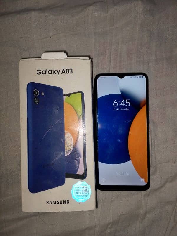 Samsung A03 4gb 64gb With Box Only. . . 2