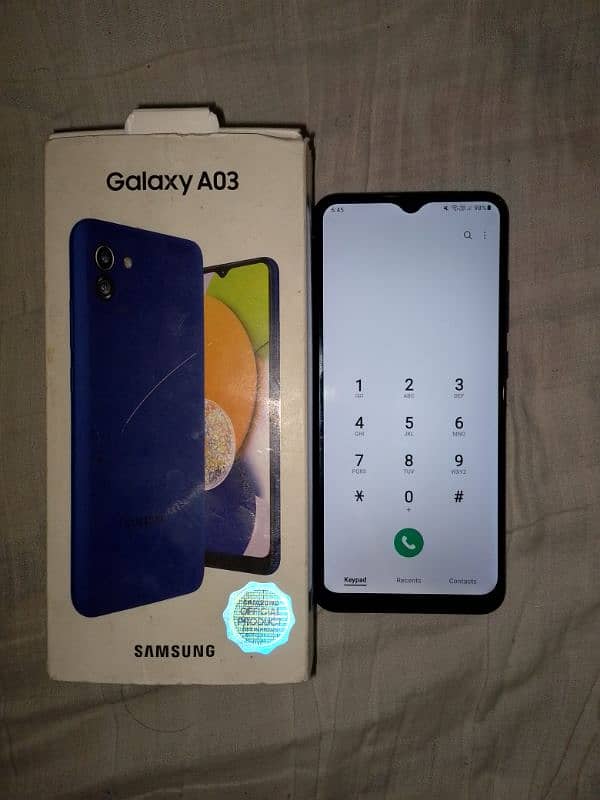 Samsung A03 4gb 64gb With Box Only. . . 3