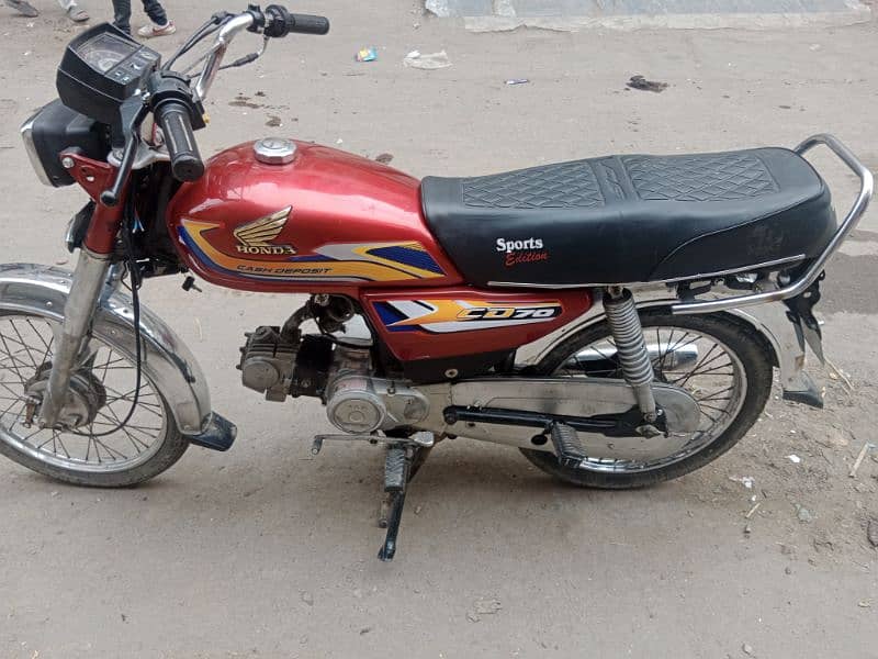 Honda Cd 70 Bike 2017 Model  Available For Sale 3