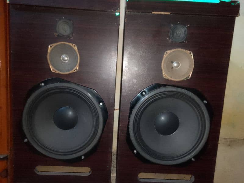 Hand Made Speakers With Mp & Stands 1