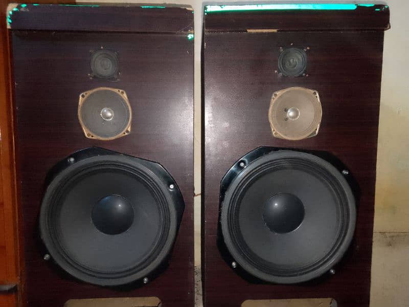 Hand Made Speakers With Mp & Stands 2