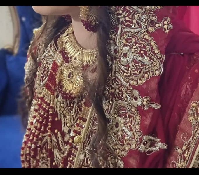 Bridal Lehenga for sale contact on what's app 03204034176 2