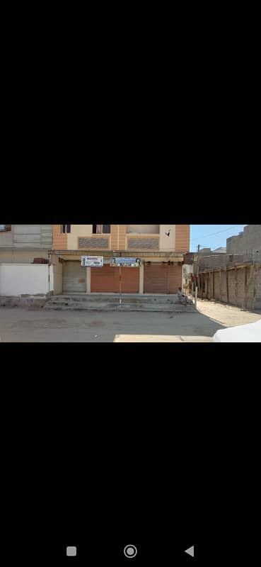 SECTOR 5-A/3 FOUR SHOPS, PARK FACING, 12 X 6 CORNER, WEST OPEN,G+2, NORTH KARACHI 6