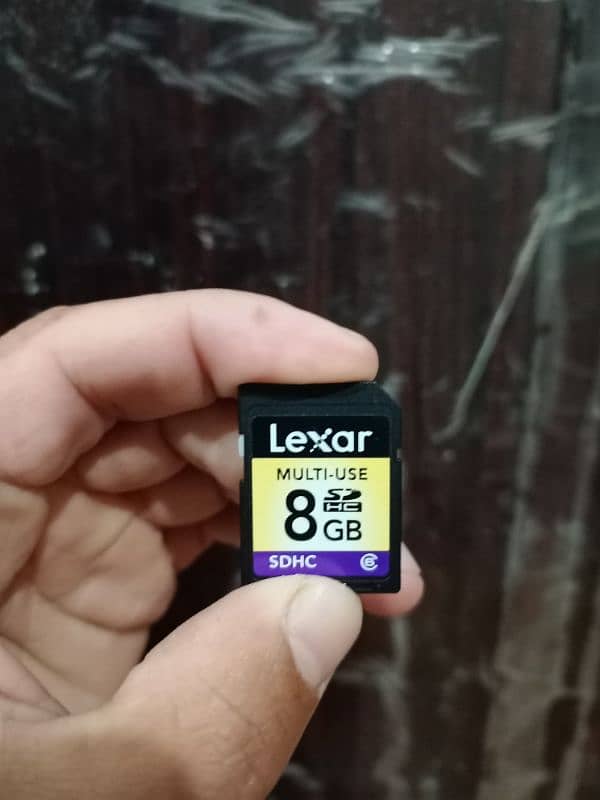 Lexar 8GB SDHC Card For Camera 3