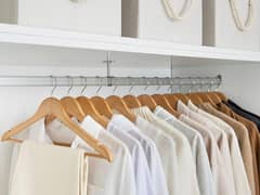 StorageWorks Wooden Coat Hanger|Best For Western Dress