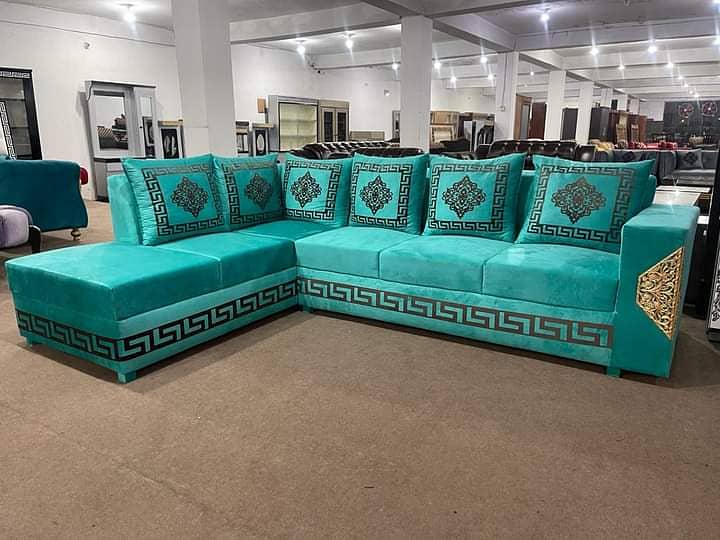 sofa set | L shape sofa | Wooden sofa | Velvet sofa | Luxury sofa 12